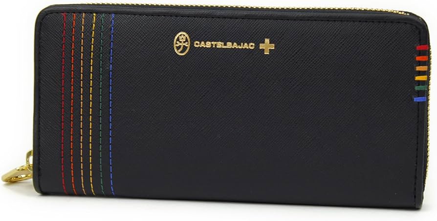 出産祝いなども豊富 カステルバジャック 新品 黒 牛革ラウンド